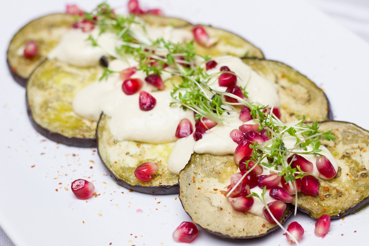 Eggplant with Tahini Sauce